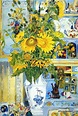 christiane kubrick Sunflower Art, Watercolor Sunflower, Sunflower ...