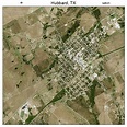Aerial Photography Map of Hubbard, TX Texas