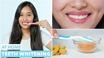 Easy Teeth Whitening at Home - YouTube