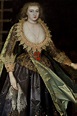 Lady Called Margaret Stuart, Countess Of Nottingham, Circa 1620 Painting by Paul Van Somer