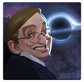Stephen Hawking by Xi Ding | Stephen hawking, Caricature, Scientist cartoon