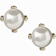 Banana Republic Golden Pearl Stud Earring Size One Size - Ivory | Pearl ...