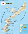 Map of Okinawa (Island in Japan) | Welt-Atlas.de