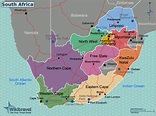 Kaart Zuid Afrika Google Maps - Vogels