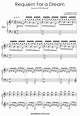 Requiem for a Dream Piano Sheet Music Clint Mansell - ♪ SHEETMUSIC-FREE.COM