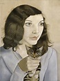 Chica con gatito - Lucian Freud - Historia Arte (HA!)