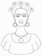 Dibujos de Frida Kahlo 9 para Colorear para Colorear, Pintar e Imprimir ...