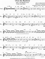 Over the Rainbow from “The Wizard of Oz” – Violin Lead Sheet / Sheet ...