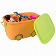 Stackable Toy Storage Box with Wheels - Walmart.com - Walmart.com