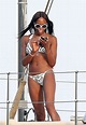 Naomi Campbell in Bikini on a Yacht in Saint Tropez – GotCeleb