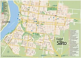 Mapas del Uruguay. Mapa de Salto. Enciclopedia online gratis.