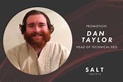 Dan Taylor promoted to Head of Technical SEO | SALT.agency