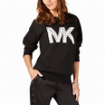Michael Kors - Michael Kors Womens Studded Logo Sweatshirt - Walmart ...