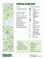 Central park New York map - Map of New York City central park area (New ...
