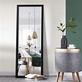Amazon.com: Elevens Full Length Floor Mirror 43"x16" Large Rectangle ...