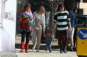 Noel Fielding looks every inch the doting father with daughter Dali and ...
