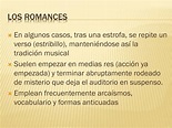 PPT - Los romances PowerPoint Presentation, free download - ID:2270793