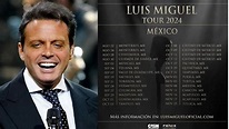 Luis Miguel anuncia 28 conciertos en México para 2024 - UNIFE MX