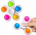 Fidget Spinners Toys 2 Pack,Sensory Pop Fidget Toys Push Poopp Bubble ...