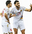 Artur Serobyan & Nair Tiknizyan Armenia football render - FootyRenders