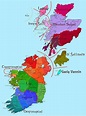 Current and former dialects of Gaelic | Irish history, Language map ...