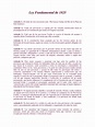 Ley Fundamental 1825 | PDF | Constitución | Esfera pública