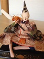 Old man Japanese samurai servant hina ningyo doll by japanorama
