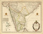 Carte des Cotes de Malabar et de Coromandel. . . 1723 - Barry Lawrence ...