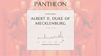 Albert II, Duke of Mecklenburg Biography | Pantheon