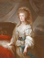 Royal Palace of Caserta, Italy. Portrait of Maria Carolina of Austria ...