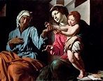Giovanni Battista Caracciolo, called Battistello - Virgin and Child and ...