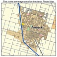 Aerial Photography Map of Turlock, CA California