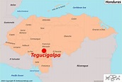 Mapa de Tegucigalpa | Honduras | Mapas Detallados de Tegucigalpa ...