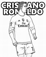 Dibujos de Cristiano Ronaldo para colorear e imprimir– ColoringOnly.Com