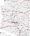 Map of Arizona Cities - Arizona Road Map