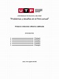Modelo de Caratula Utp 2021 | PDF