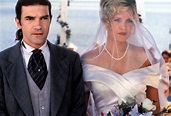 Antonio Banderas and Melanie Griffith married in 1996 Celebrity Wedding ...