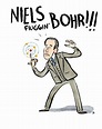 Niels F. Bohr | Arte científico, Cientifico dibujo, Quimica dibujos