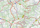 MICHELIN-Landkarte Bad Bertrich - Stadtplan Bad Bertrich - ViaMichelin
