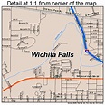 Wichita Falls Texas Street Map 4879000