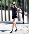 Elizabeth Olsen in Shorts out for a hike at Runyon Canyon -18 | GotCeleb