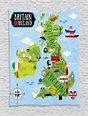 Великобритания На Карте Картинки Для Детей - 67 фото