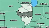 Where Is Area Code 217 / Map Of Area Code 217 / Springfield, IL Area Code