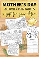 Free Printable Mother's Day Worksheets and Coloring Pages for Kids