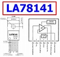 LA78141 - Vertical Deflection IC, ZIP 7 Pin - Sanyo - DataSheet.win