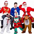 Adult Funny Novelty Carry Me Piggy Back Christmas Xmas Mascot Fancy ...