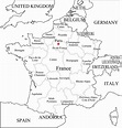 Mapa político de Francia para imprimir Mapa de departamentos de Francia ...