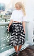 32 Pictures Black and White Skirts and Dresses to Inspire You