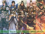 The Five Tiger Generals of the Shu | Dynasty Warriors. Amino