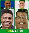 Meme Ronaldo Nazario vs Cristiano Ronaldo - memes deportes - meme deportes